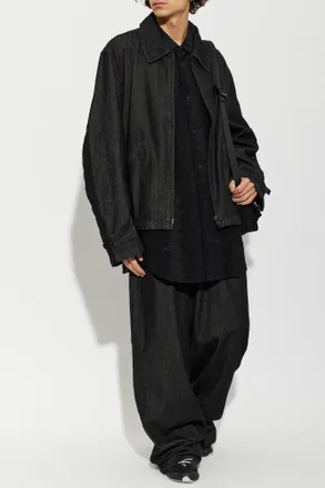 Yohji Yamamoto Denim Jacket, Mens, Black