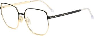 Isabel Marant Zwart Verloop Goud Brilmontuur - Dames - Brillen - Veelkleurig - 54 MM - Accessoires