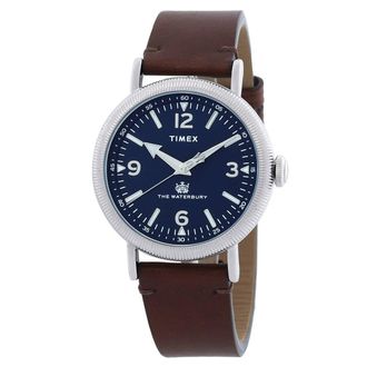 Timex Waterbury Standard Quartz Blue Dial Mens Watch TW2W20400