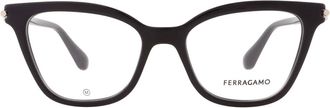 Ferragamo Demo Cat Eye Ladies Eyeglasses SF2991 001 51