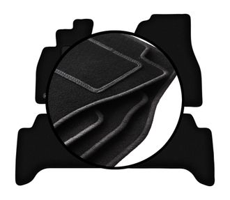 OEM Juego Completo De Alfombrillas De Velour Para: Toyota Land Cruiser J100 Todoterreno (1998-2007)
