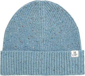 Marc O'Polo ribbed-knit beanie - men - Viscose/Wool/Polyamide - One Size - Blue