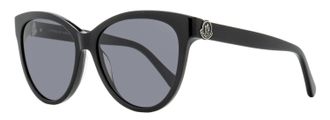 Moncler Womens Maquille Sunglasses ML0283 01A Black 55mm