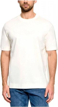 HUGO BOSS Tops > T-shirts - Heren - T-shirts - Beige - M - Tops
