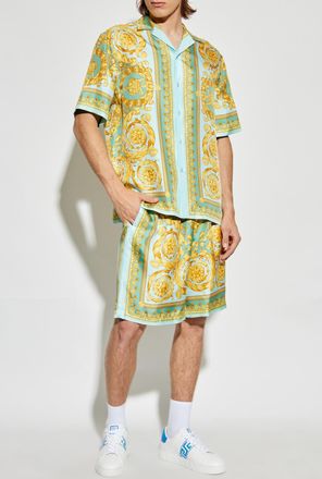 Versace Silk Shorts, Mens, Multicolour