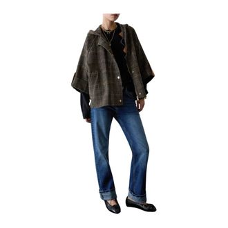 Liu Jo Short Coat - female - Liu Jo - Light Jackets - Brown - M - Jackets