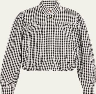 Alix of Bohemia Jodie Gingham Seersucker Jacket
