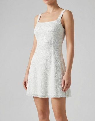 Oceanus Womens Sofia Dress - White - Size: 18/20