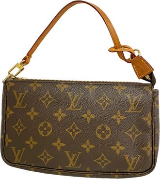 Louis Vuitton Brown Pouch (Pre-Owned)