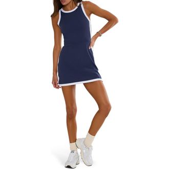 Beach Riot Zephyra Minidress in Ultramarine at Nordstrom, Size X-Small