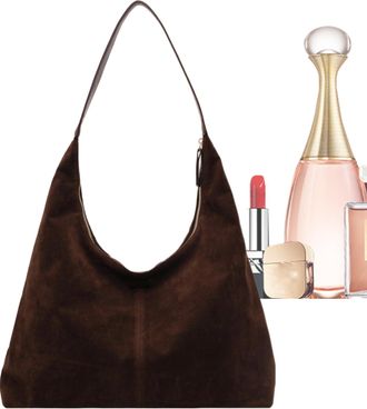 Generic sacHobo Textured Large Tote Vintage Handbags Casual Purse Travel Companion for Women Work | Office Carrying Bag for Shopping Business Travel, coffee, 