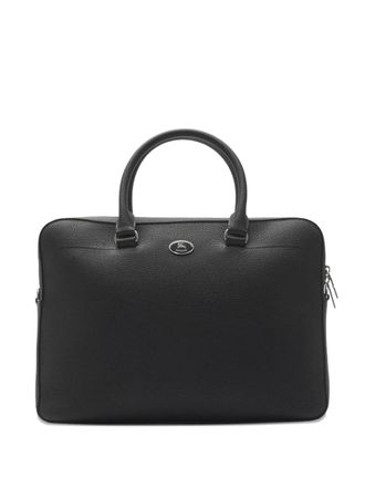 Burberry Portadocumenti con placca Equestrian Knight - Blu