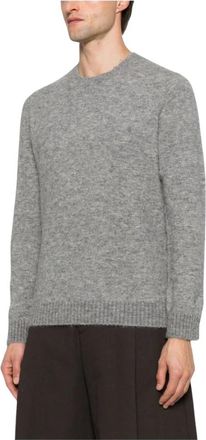MC2 Saint Barth Regent Ronde Hals Trui - Heren - Ronde hals truien - Grijs - XL - Truien & Vesten