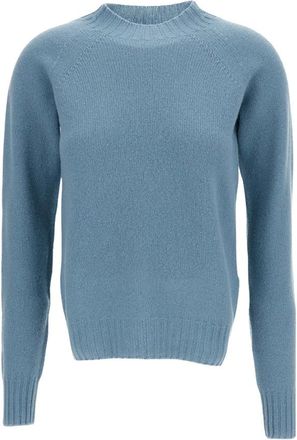 Drumohr Truien & Vesten, Dames, Blauw, XS, Wol, L5W113Tl Trui met opstaande kraag