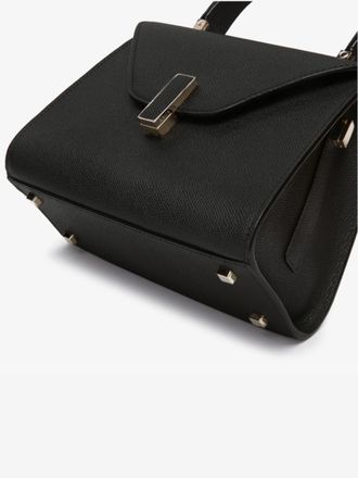 Valextra Iside Top Handle Bag - Black