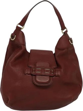 Gucci Pre-owned Cuoio borse-gucci - - Pre-owned - Donna - Marrone - ONE SIZE