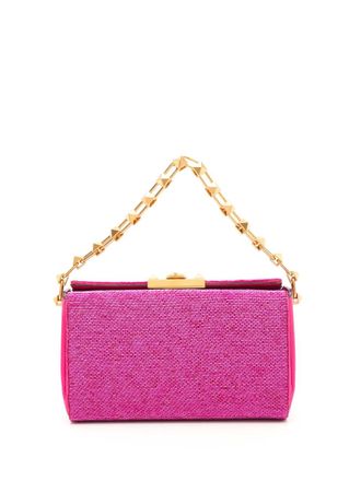 Valentino Garavani Carry Secrets beaded clutch - Pink