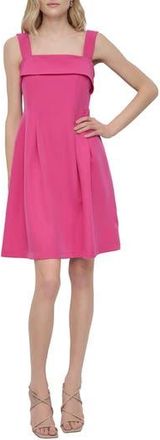 DKNY Sleeveless Fit & Flare Sundress in Vivid Pink at Nordstrom Rack, Size 16