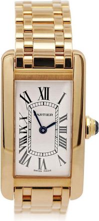 Cartier Pre-owned Cartier Tank Quartz White Dial Ladies Watch 2482