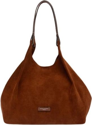 Gianni Chiarini Dua Shopper Bag - Dames - Shoppers - Bruin - ONE Size - Leer - Tassen