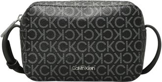 Calvin Klein Women Shoulder Bag Ck Must Camera Mono Small, Black (Black Mono), One Size