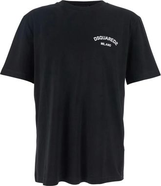 Dsquared2 Hombre, Camisetas, Negro, Talla: XL