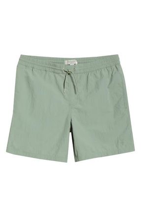 AllSaints Warden Swim Trunks in Spring Green at Nordstrom, Size Xx-Large