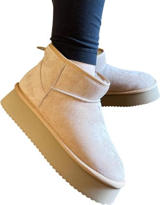 Corkys Footwear Womens Faux Suede Short Boot In Camel