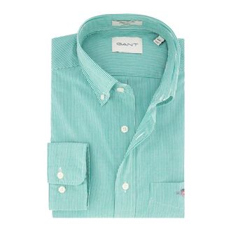 GANT Heren, Overhemden, Groen, Maat: 3XL