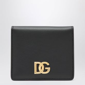 Dolce & Gabbana Black leather wallet with DG logo
