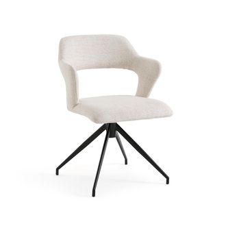 AM.PM Draaiende tafelfauteuil, gevlochten stof, Asyar