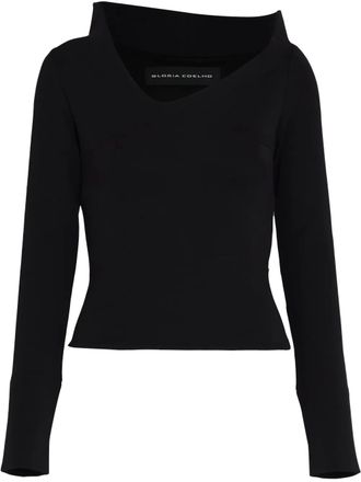 Gloria Coelho cropped top - Black