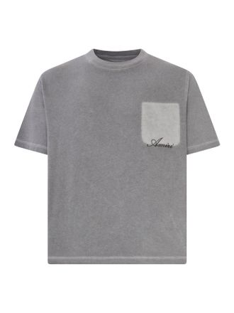 Amiri COTTON T-SHIRT WITH FRONT LOGO - Amiri - Man