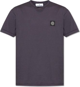Stone Island Hombre, Camisetas, Púrpura, Talla: S