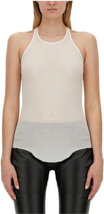 Rick Owens Donna, Top, Bianco, L, new
