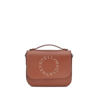 Stella McCartney Bruine andere vezels schoudertas