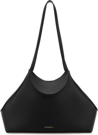 Givenchy Black Leather Small Facet Shoulder Bag
