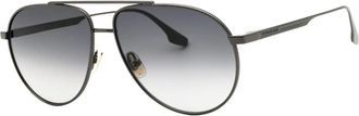 Victoria Beckham Womens Victoria Beckham Gunmetal Black Sunglasses - Size: ONE size