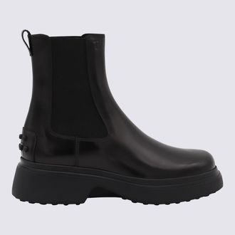 Tod's Black Leather Boots