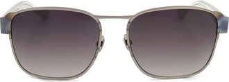 Linda Farrow KRIS VAN ASSCHE KVA5 C5 Mens Sunglasses Silver Size 58