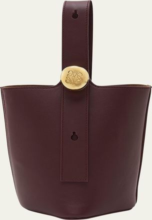 Loewe Mini Pebbled Leather Bucket Bag