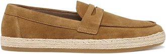 Geox U Pantelleria - Heren - Loafers - Bruin - 44 EU - Leer - Schoenen