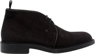 Fratelli Rossetti Schoenen, Heren, Zwart, 42 1/2 EU, Leer, Desert Boot