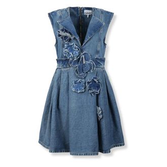 Ganni Mujer, Vestidos, Azul, Talla: M