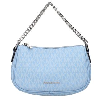 Michael Kors Carmela Handtasche f&uuml;r Damen Stoff Blau/Soft Sky