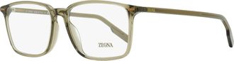 Ermenegildo Zegna Mens High Bridge Eyeglasses EZ5257-H 051 Gray Transaparent 55mm