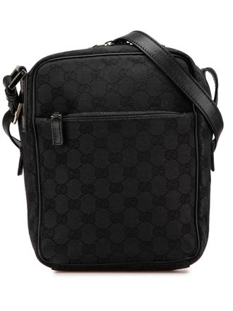 Gucci 2000-2015 GG Canvas crossbody bag - women - Canvas - One Size - Black