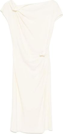 Prada Abito midi Rosette - Toni neutri