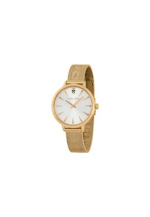 Police Womens PL16035MSG.22MM Ladies Watch - Gold Stainless Steel - One Size