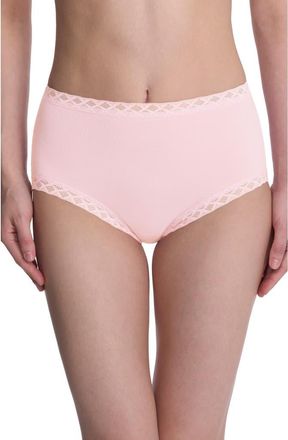 Natori Bliss Cotton Full Brief in Pink Sky at Nordstrom, Size Xx-Large